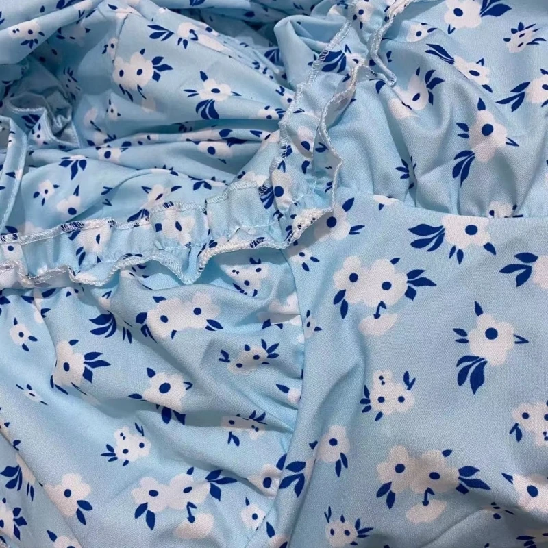 Women Elegant Floral Print Long Dress