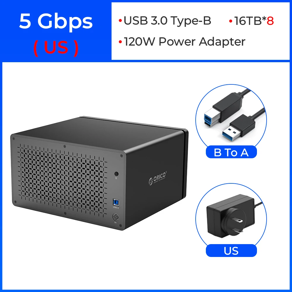 ORICO 8ベイ HDDケース USB3.0 NS800 orico パソコンサプライ品 hdd