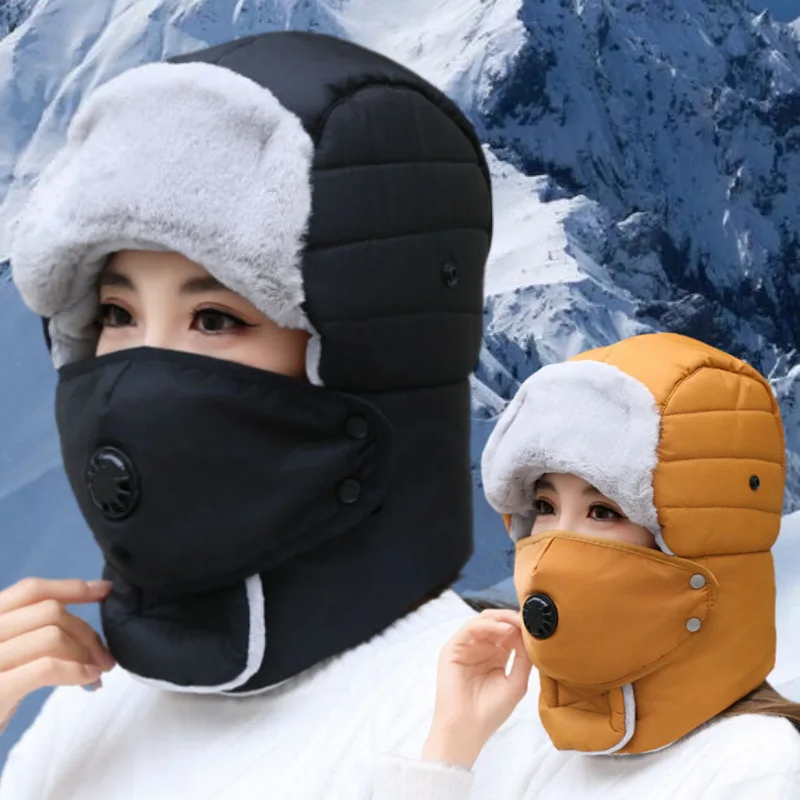 WinterWarmFleeceBalaclavasHatOutdoorThermalFaceCoverWindproof