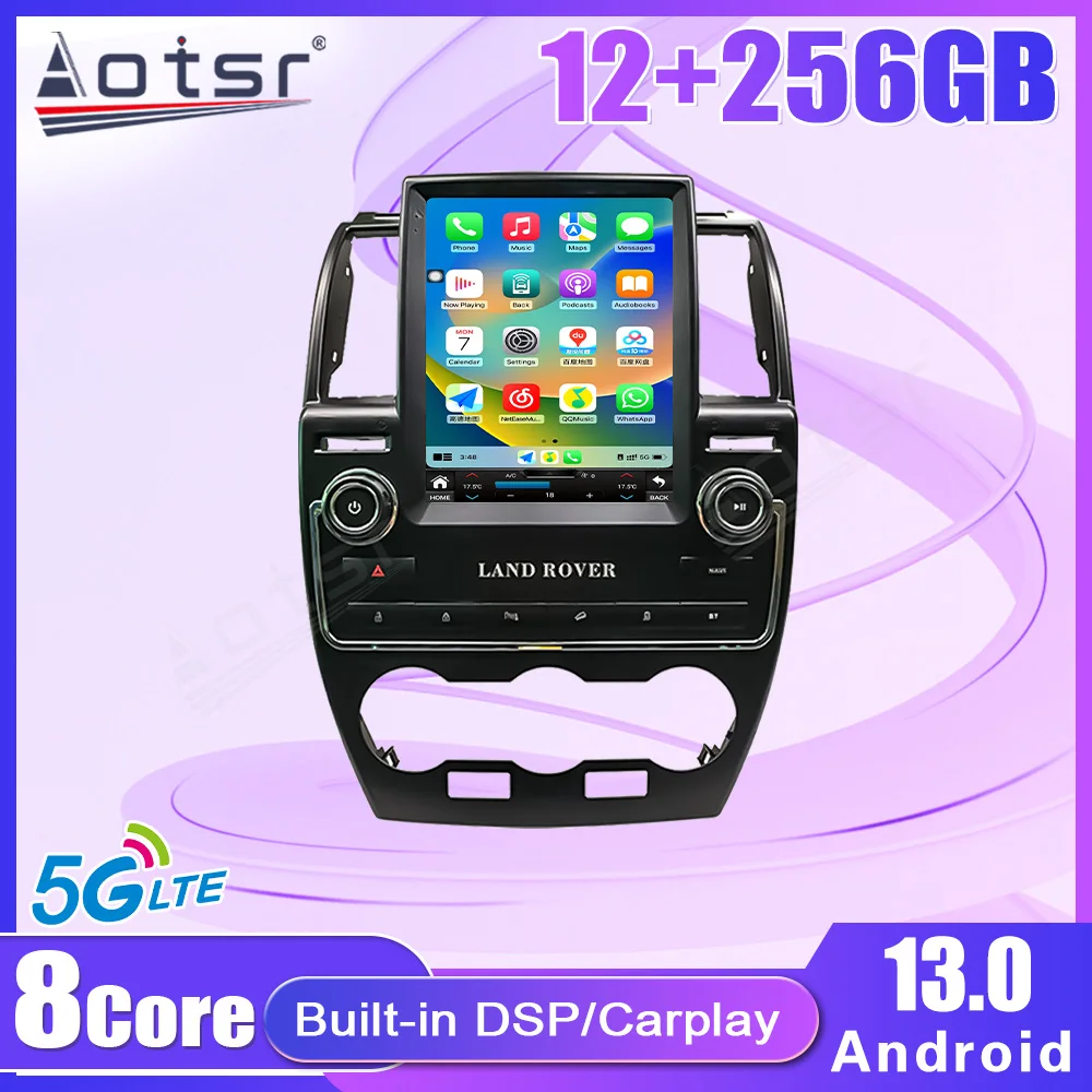 

9.7" Android 13 256GB For Land Rover Freelander 2 2007-2015 Carplay Car Stereo Radio Multimedia Player GPS Navigation Auto Audio