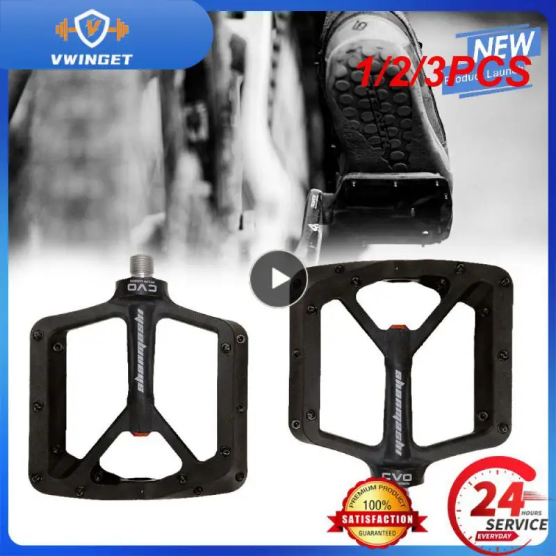 

1/2/3PCS Pedal Anti-slip Ultralight Nylon MTB Mountain Bike Pedal 3 Sealed Bearings Pedals Accessories Parts