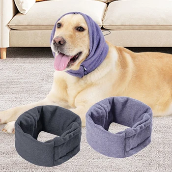 Dog Grooming Earmuffs Soft Warm Noise-Proof Earmuffs Pet Ear Cover Cloth Hat Grooming Bathing Blowing Drying Pet Sleeve 1