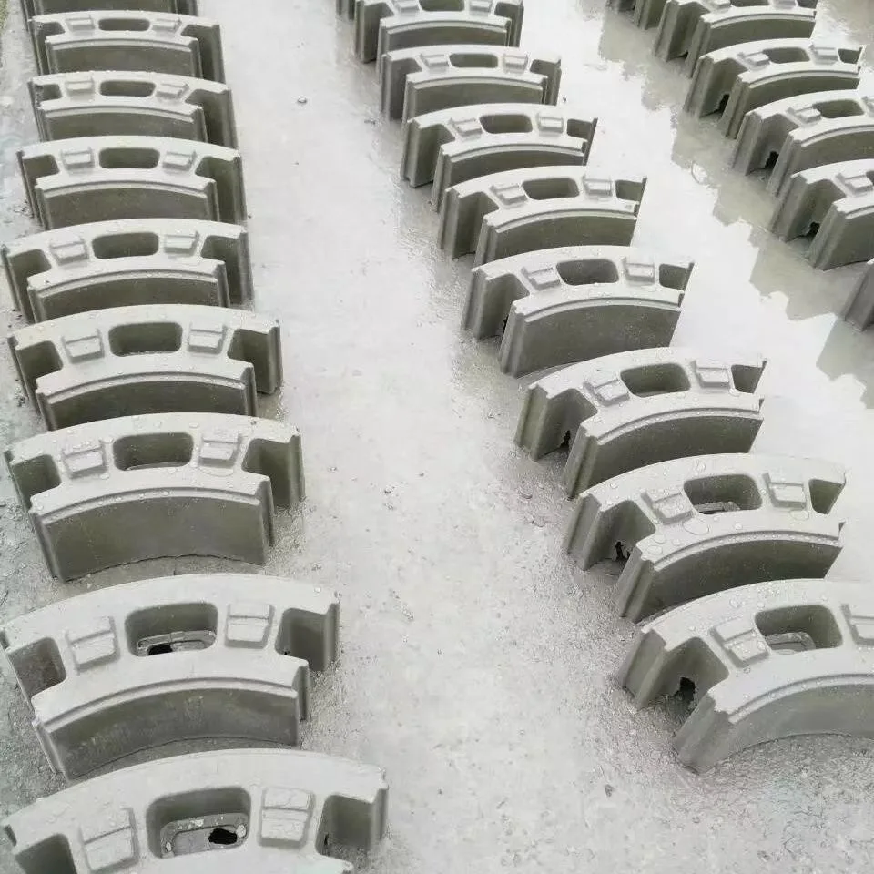 Plastic Mold Inspection, Ground Circular Concrete Block Bricks, Wellbore Module Box, 12 Enclosed with a Diameter of 120 cm