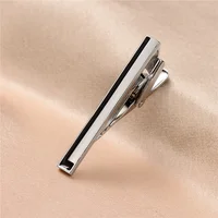 Wed Tie Clips For Men Short Pin Tie Wedding Guests Gifts With Box Tie Clipper To Man Shirt Black Man Cufflinks Fashion Jewelry 4