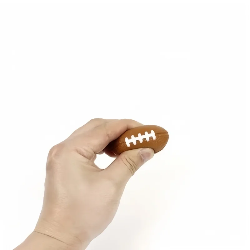 6pcs Mini PU Rugby Party Toy mini foam squeeze sports ball to Relieve Stress Anxiety School Classroom Reward Party Gift view 5