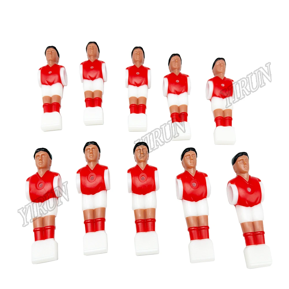 11 PCS Football Player Table Soccer Mini Men Replacements Plastic Doll Tabletop Puppet Figures Kids Game