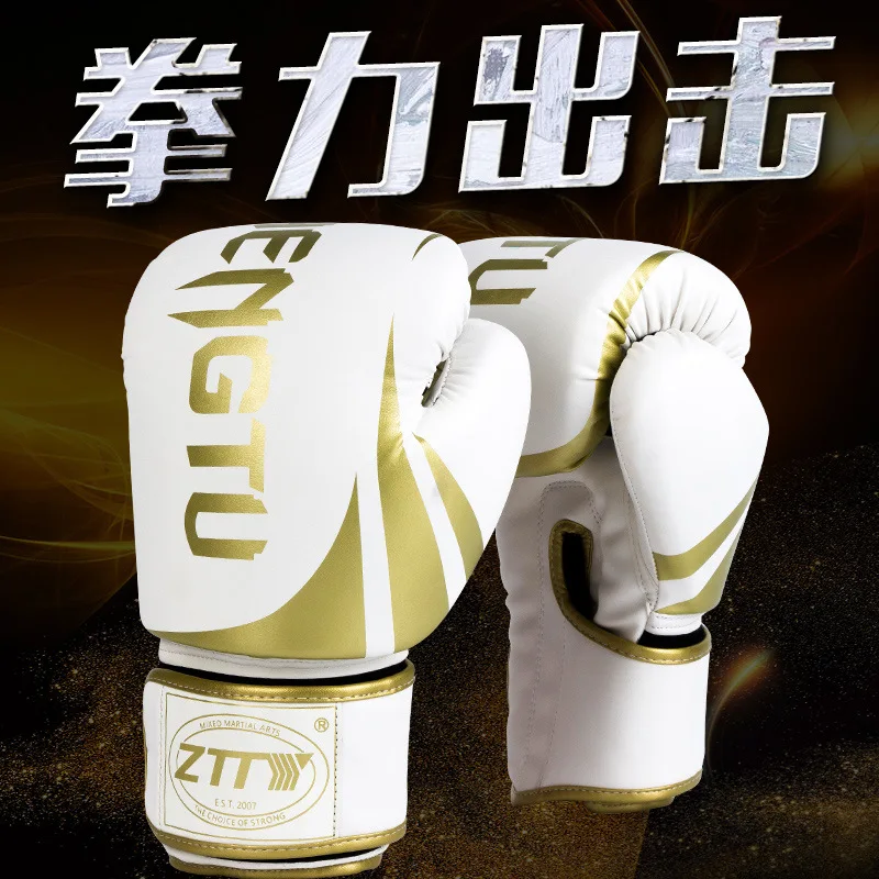 

Ztty Wholesale Adult Boxing Glove Cross-Border Supply Tear-Resistant Pu Boxing Gloves Boxing Glove Rubber and Plastic Liner Boxi