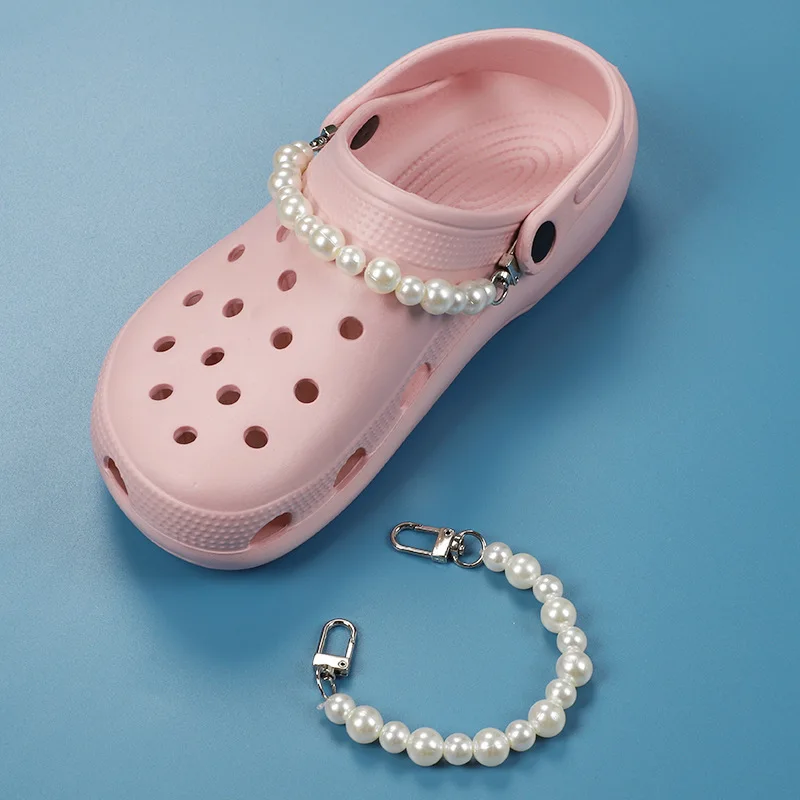 Crocs Charms Pink Diamonds and Pearls Set. Charms for Your Crocs, Croc Accessories for Girls and Adult Women