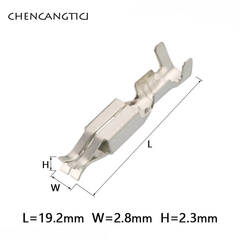 50 Pcs Crimp Terminal Auto Electrical 2.8/3.5mm Male Female Wire Splice Pins For FCI/TE/Tyco/AMP/Boschs Car Connector