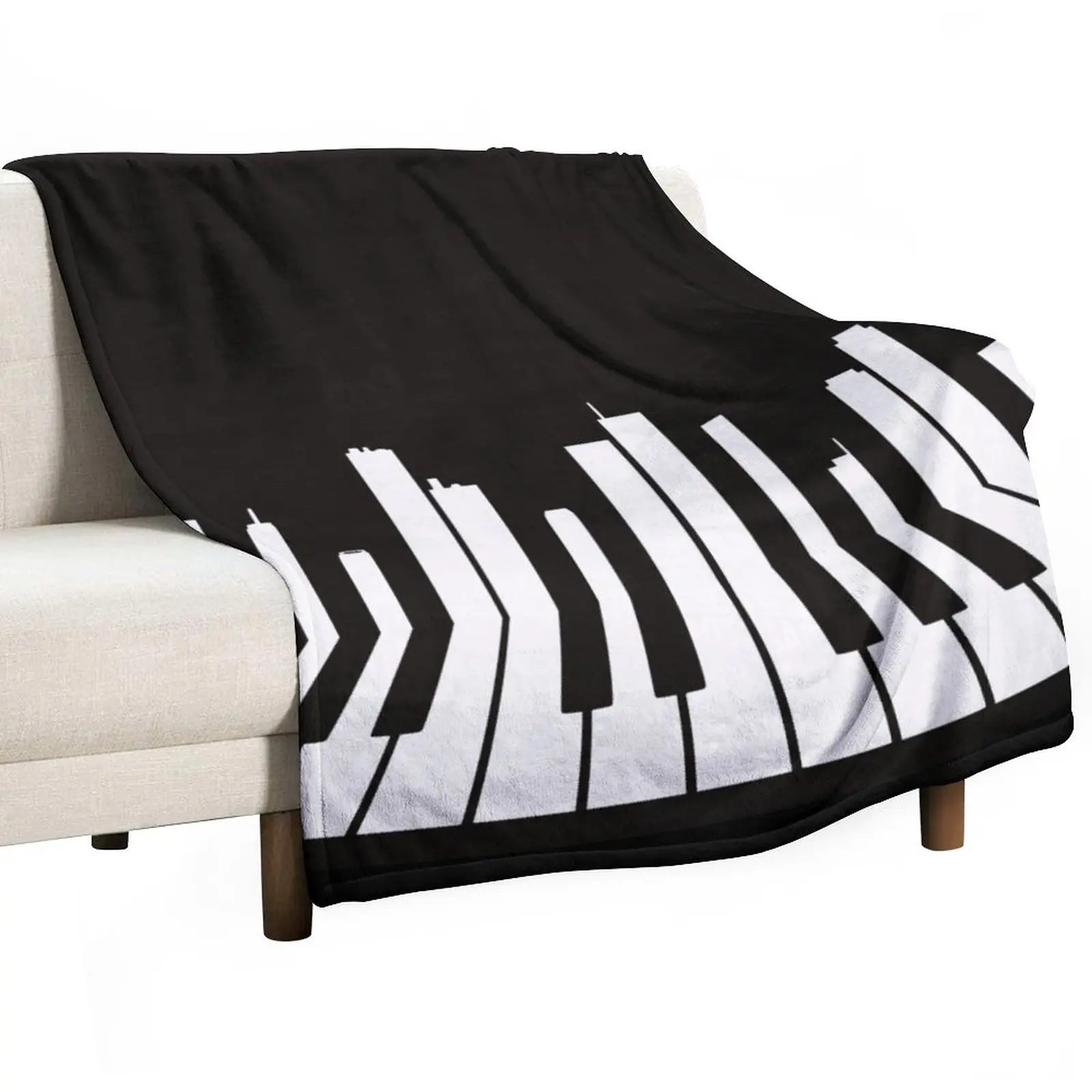 

Piano City Music Throw Blanket Plush halloween Luxury Throw Fashion Sofas Blankets
