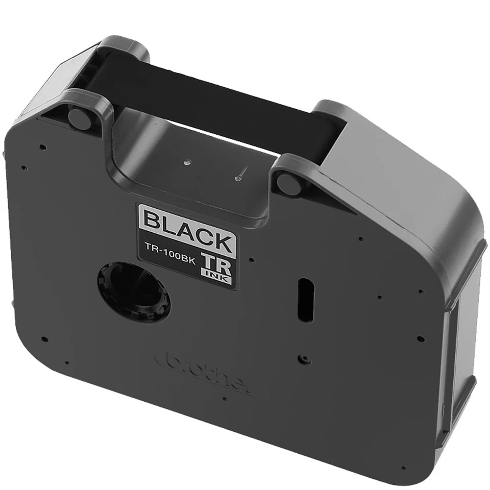 1/2PK Compatible for Brother TR-100BK Ribbon Black TR100BK for PT