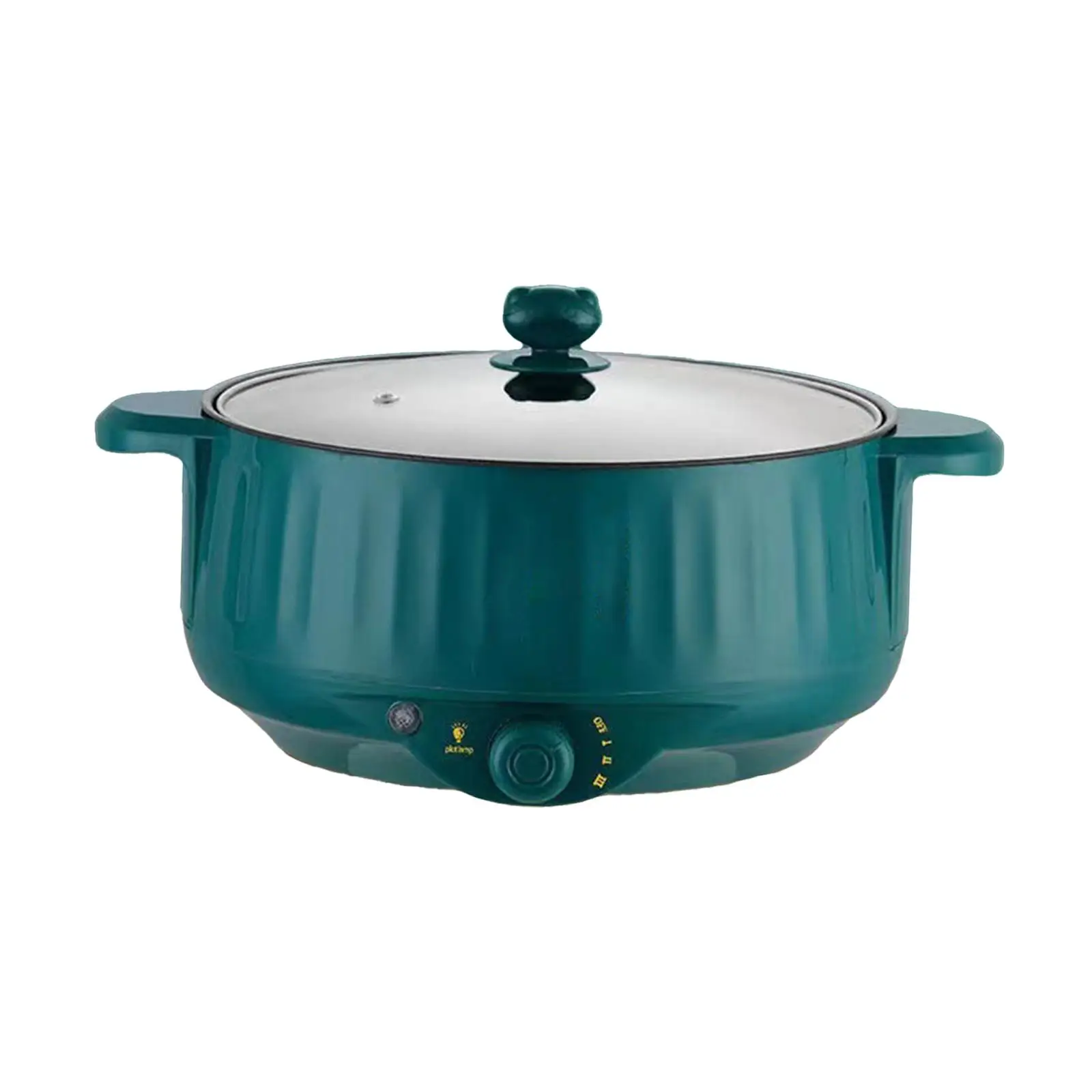 Electric Cooking Pot Nonstick 1.7L Stainless Steel Multifunctional 3 Gear Electric Skillet for Noodles Ramen Porridge Eggs 3