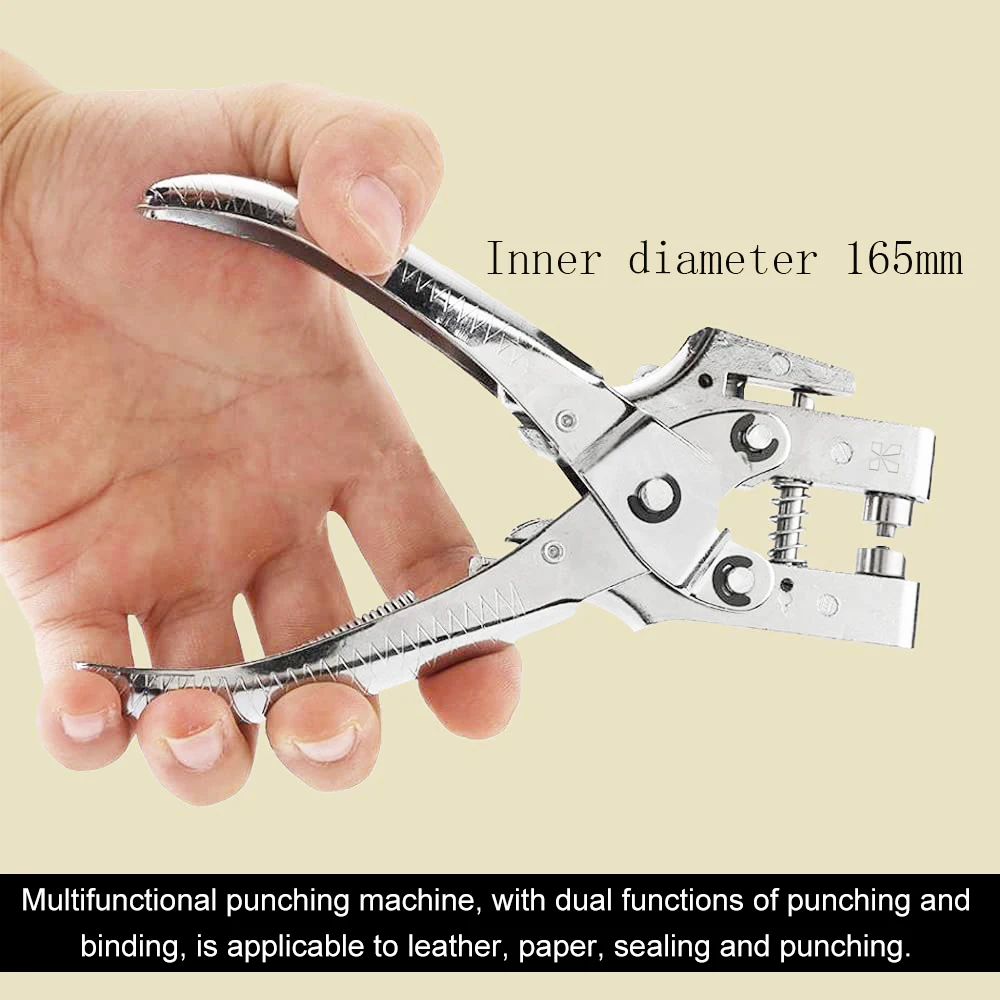 Hand Riveting Gun Installation Tool Leverage Pliers Metal Stomatal Rivet For Leather Belt Hole Punch Plier