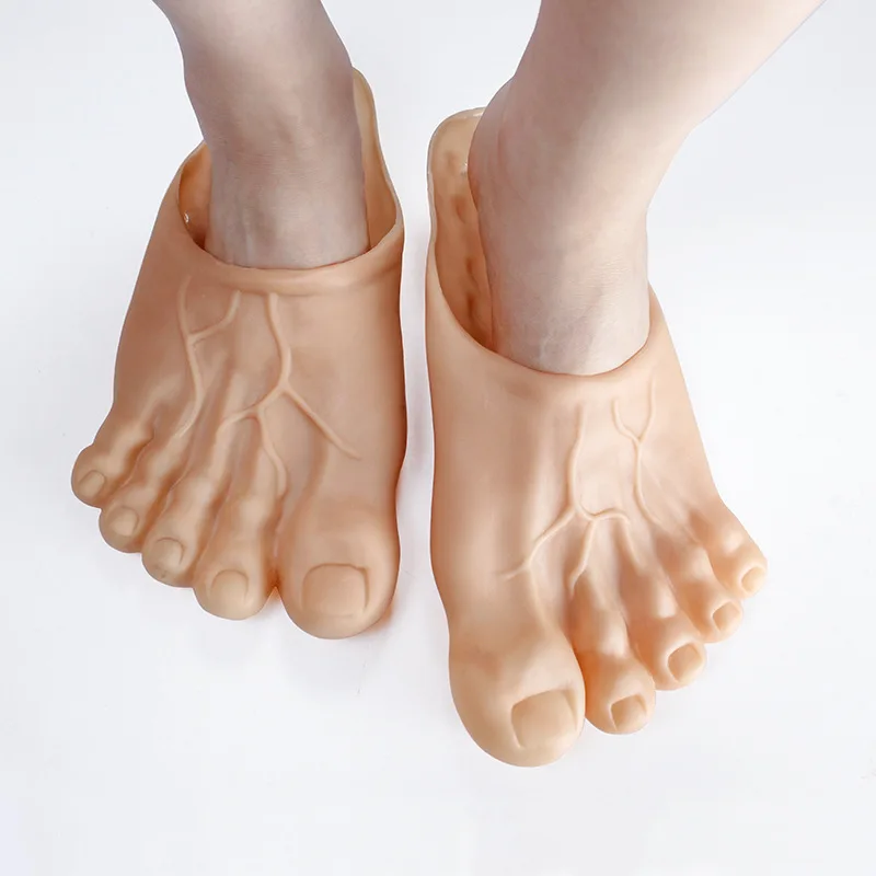 

Забавные тапочки со скелетом для детей и взрослых, реалистичные Костюмные аксессуары для больших ног, бахилы для гигантов