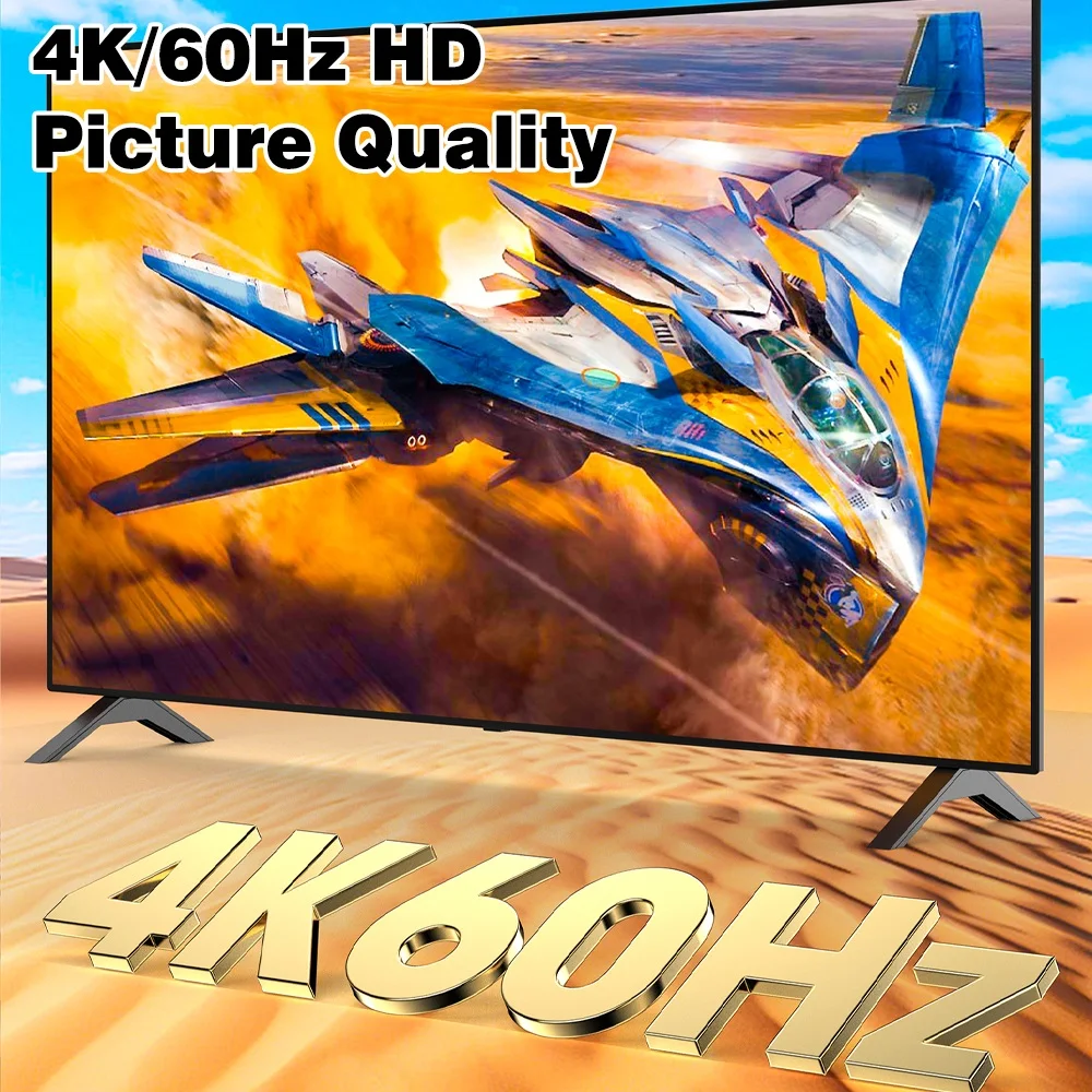 4K UHD DisplayPort to HDMI Video Audio Adapter Cable