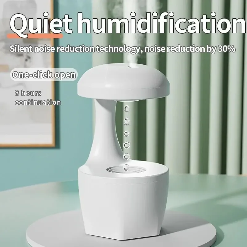 

Mute Counter Current Humidifier Levitating Water Drops Cool Mist Maker Fogger Relieve Fatigue Anti-gravity Air Humidifier