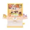 Cute 3D Folding Books Bomb Keyrings Durable Shoulder Bag Hanging Pendant For Key Handbag Decor 3