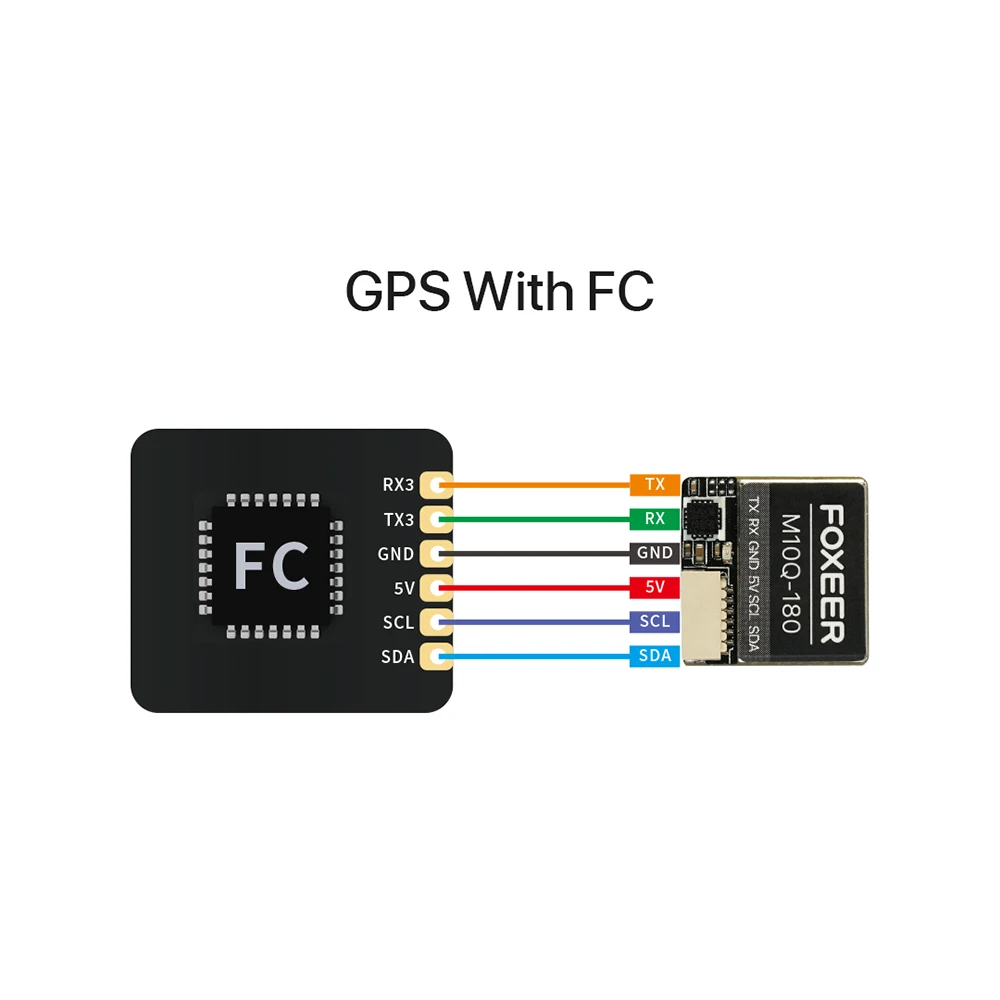 Foxeer M10Q 180 GPS 5883 Boussole pour Drone FPV Longue Portée