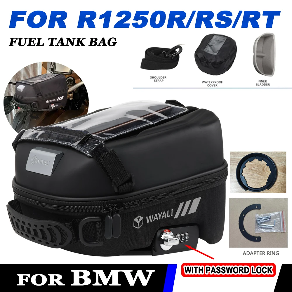 motorcycle-tank-bag-new-upgraded-large-capacity-password-lock-luggage-backpack-for-bmw-r1250r-r1250rs-r1250rt-2019-2024-r1250-r