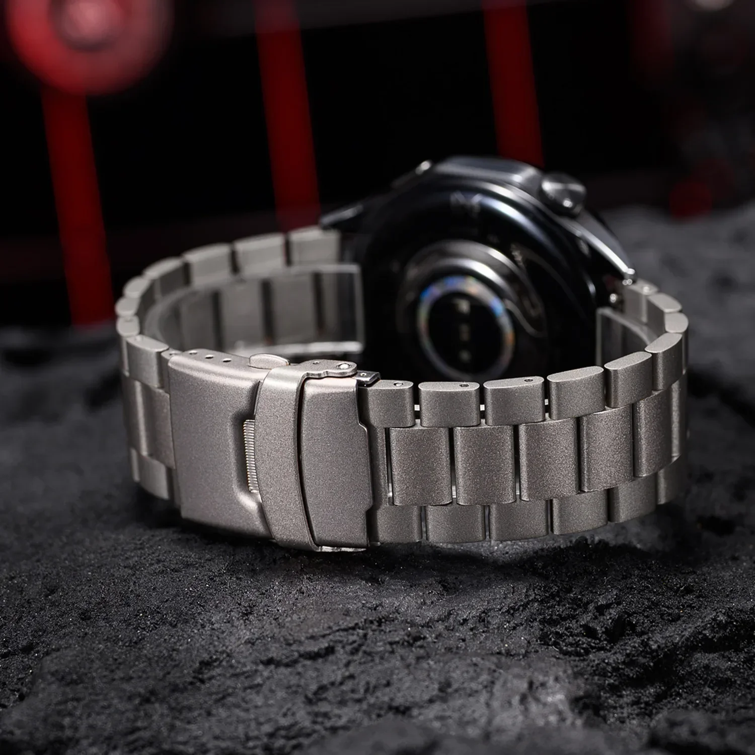 Luxury 22mm Stainless Steel Watch Strap - Premium Metal Bracelet Replacement