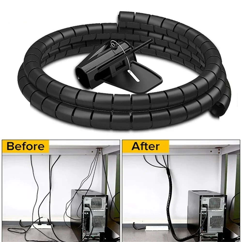 Cable Protector 2Meter 10/16mm Flexible Spiral
