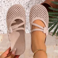 Sabots de jardin pour femmes, respirants, ajourés, à enfiler, légers et confortables, pour usage quotidien, extérieur, plage et maison, kaki et blanc 4