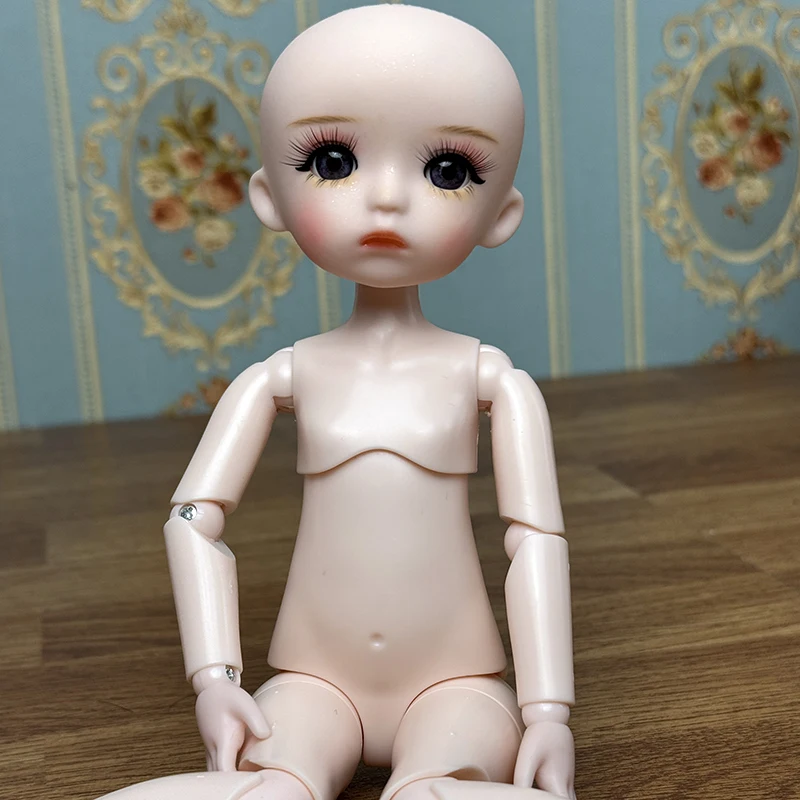 White / Nude Skin 1/6 Bjd Doll Mechanical Joint Body 30cm Practice Makeup Doll Kids Girls Doll Toy Gift 3