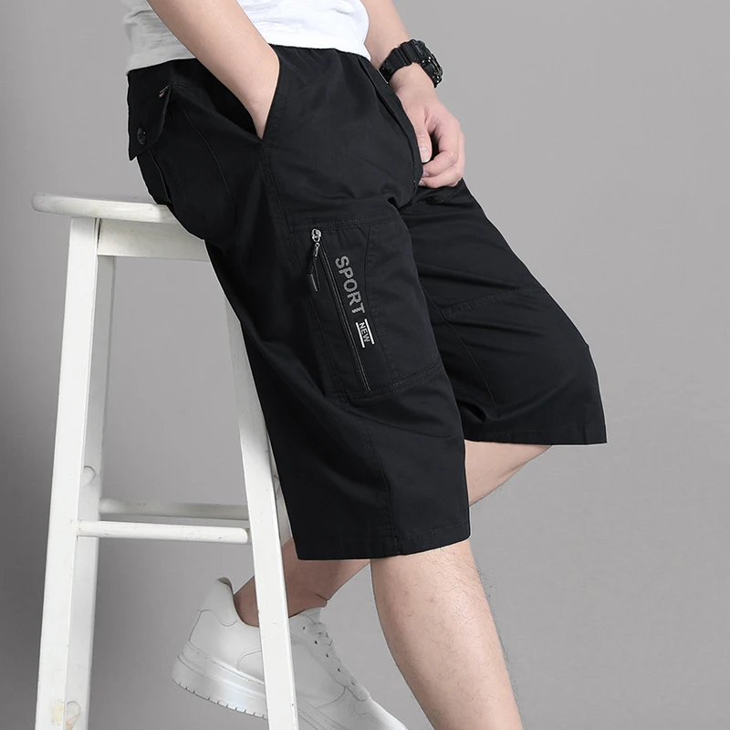High Quality Men's Camouflage Shorts Print Casual Short Pants 6XL Plus Size Below Knee Shorts Homme Sprots Pants 4