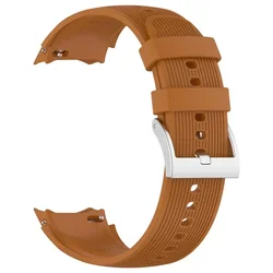 Enhanced Silicone Smartwatch Strap - Versatile Replacement Wristband Accessory, No-Gap Design for OnePlus Watch 3 (Brown)
