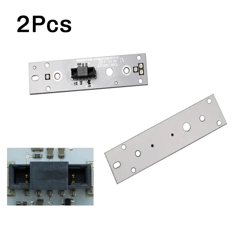 2Pcs 자동차 크세논 헤드 라이트 주간 러닝 라이트 LED 보드 E243951 4M0941475 Q7 2017-2019 Angel Eyes DRL 칩