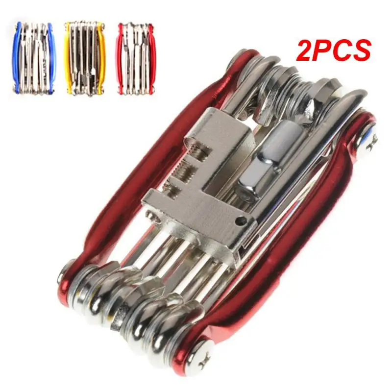 

Набор инструментов из 2 предметов, многофункциональный стальной шестигранный ключ, отвертка, инструменты для обслуживания горного велосипеда