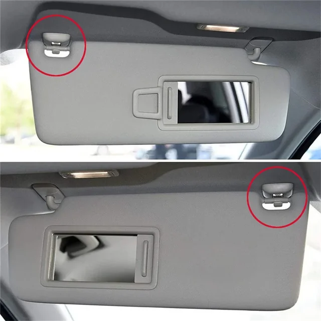 Clip Per Gancio Visiera Parasole Auto - Ricambio Per Audi A3, A4, A5, Q3, Q5, TT