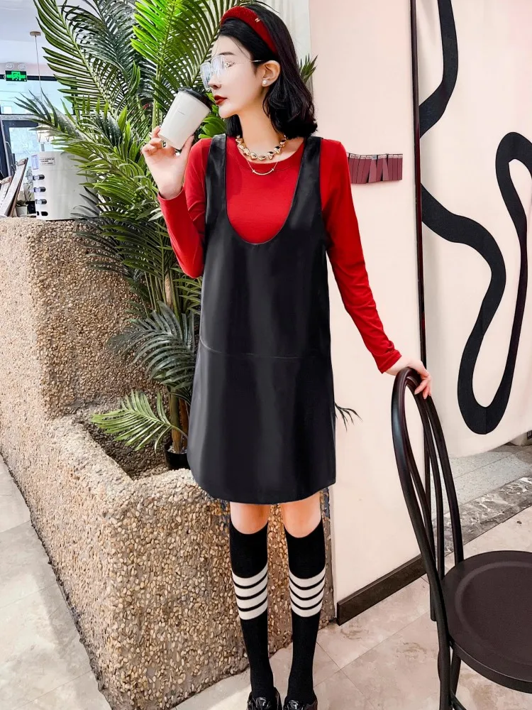 chinese dress ladies True Stripes Tank Dress Mustard/Mint / S main image 1