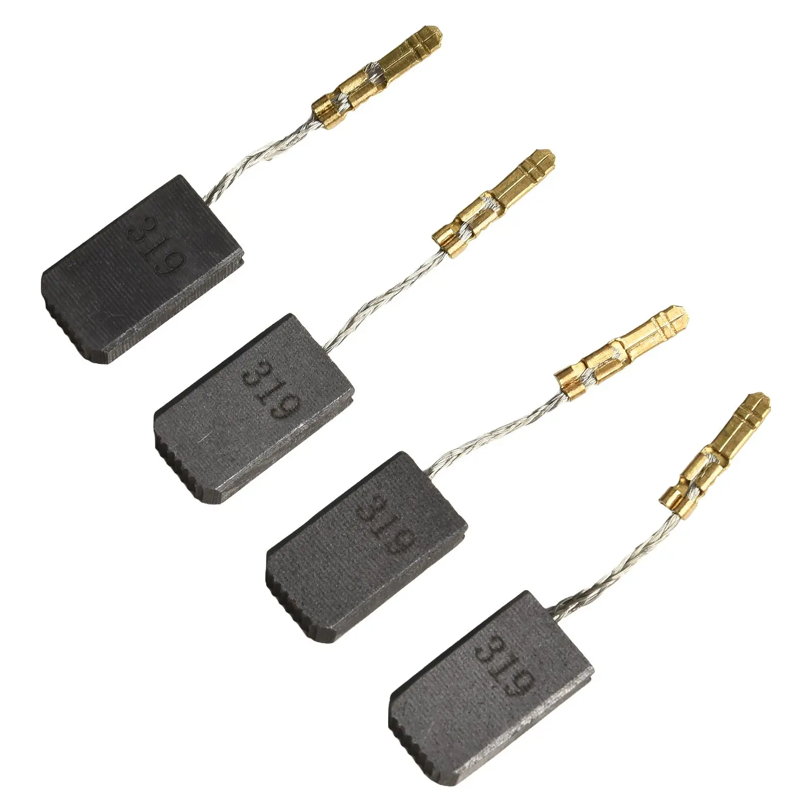 Lot De 4 Balais De Charbon Pour Meuleuses Metabo W8-115, W8-125, W11-125, WE14-150 - Réf. 316046800 - 14
