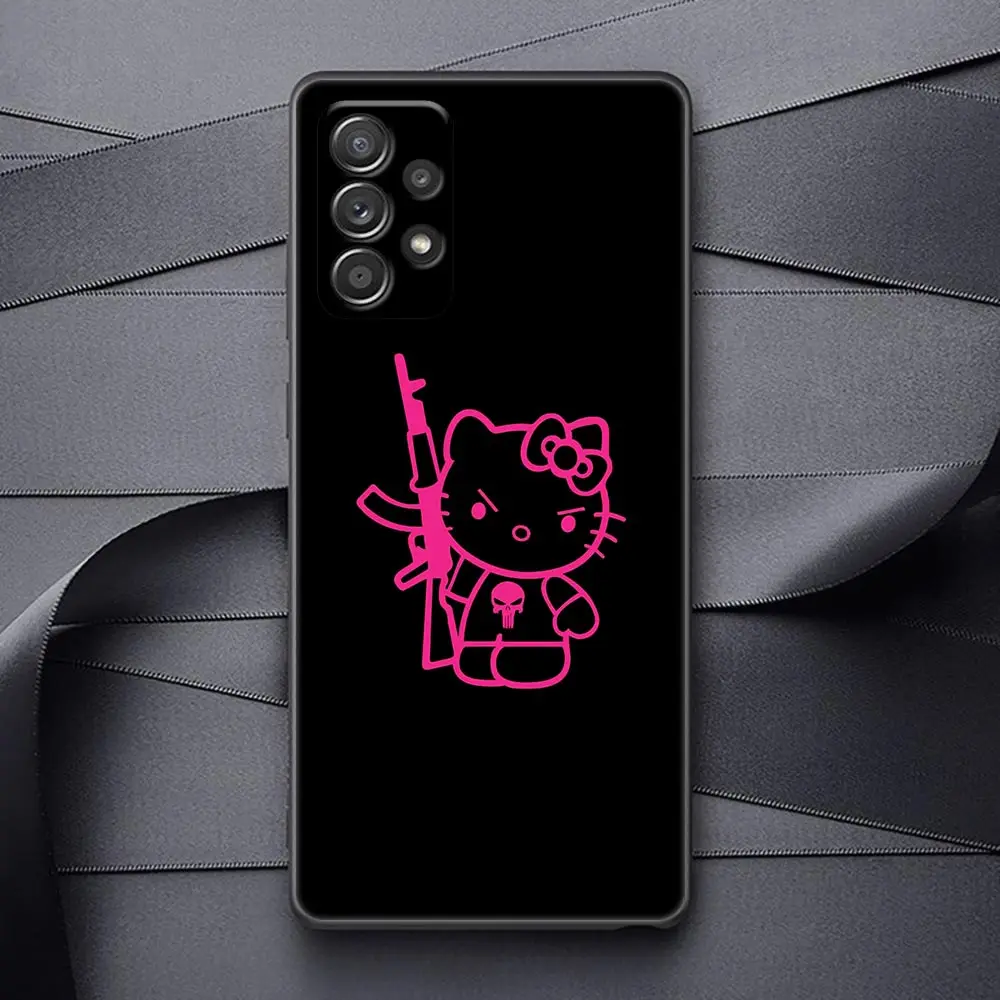 thumbnail image 1 of Funda trasera de silicona para Samsung Galaxy, carcasa bonita de Hello Kitty, Gato rosa, A33, 5G, A52, A53, A72, A73, A52S, A71, A32, A33, A34, A54, A51, A25, A42, 1 of 5