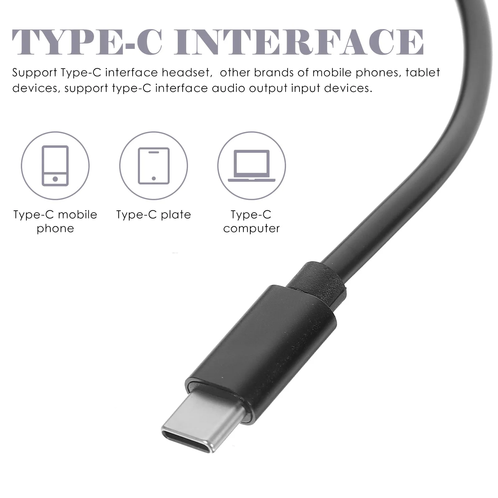 Type-C-DC 전원 어댑터 케이블 4.0x1.7mm 노트북 데스크탑 장치용 소형 경량 플러그 앤 플레이 충전 변환기