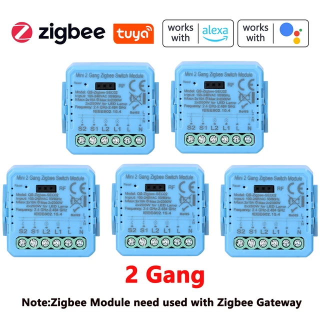 Módulo Interruptor de 1 botón Zigbee