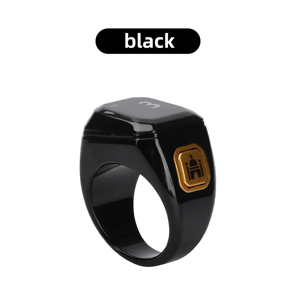 OLED Digitaler Zikr-Ring Zähler mit Bluetooth-App, Tasbih-Zähler für Muslimische Gebetszeiten, Vibrationsalarm und Wecker – Detail 11
