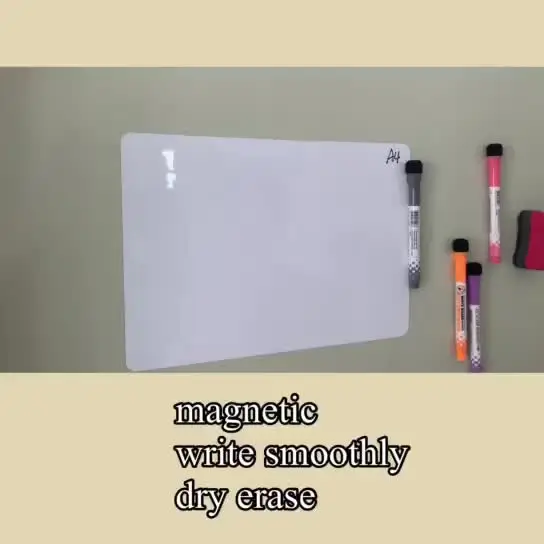 Pizarra Blanca Magnética Rocada Sin Marco - 75x115cm, Superficie Lacada, Borrado En Seco, Con Bandeja Para Rotuladores