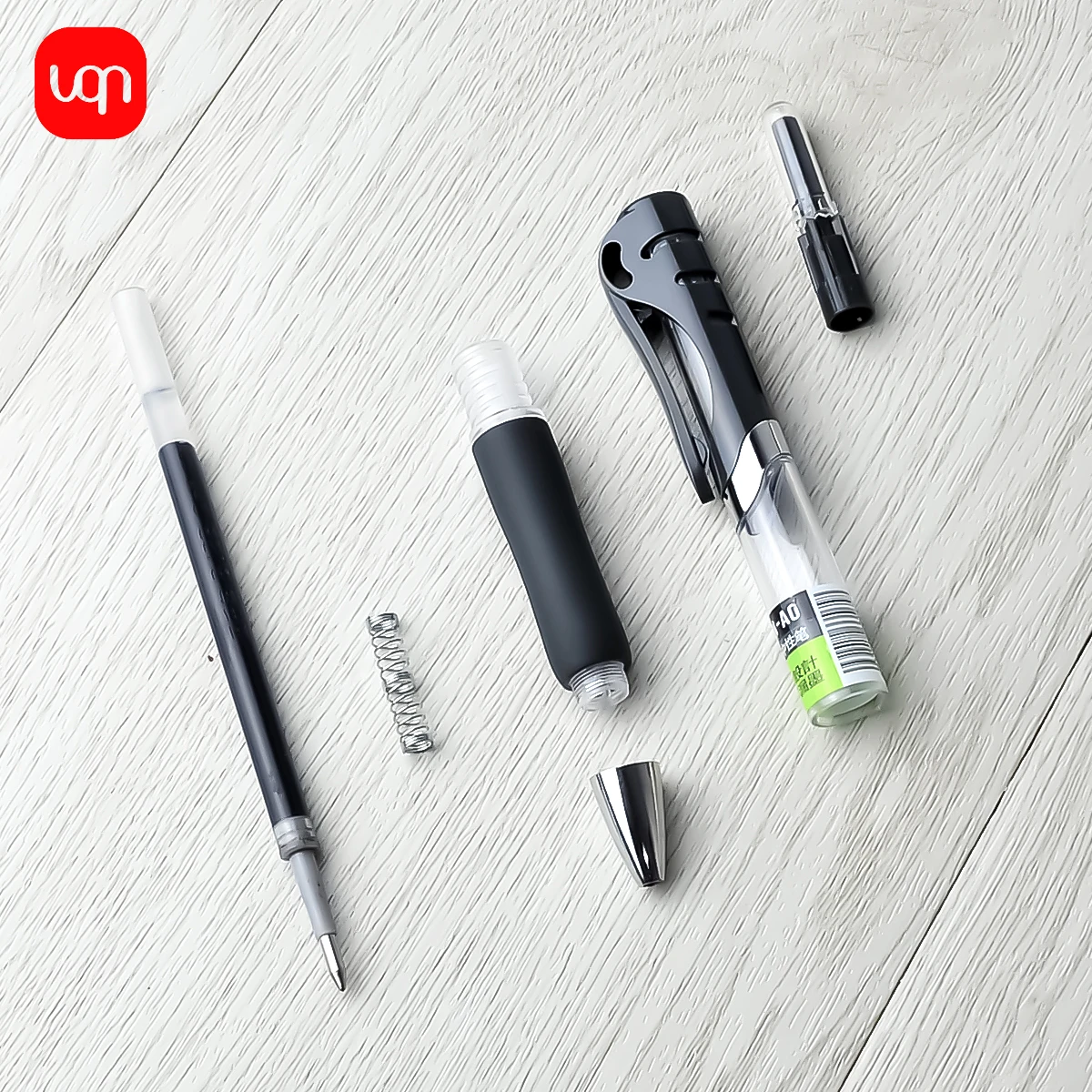 3/6pcs black ink gel pen, 0.7mm quick dry writing smooth school office and home stationery for back-to-school season 5