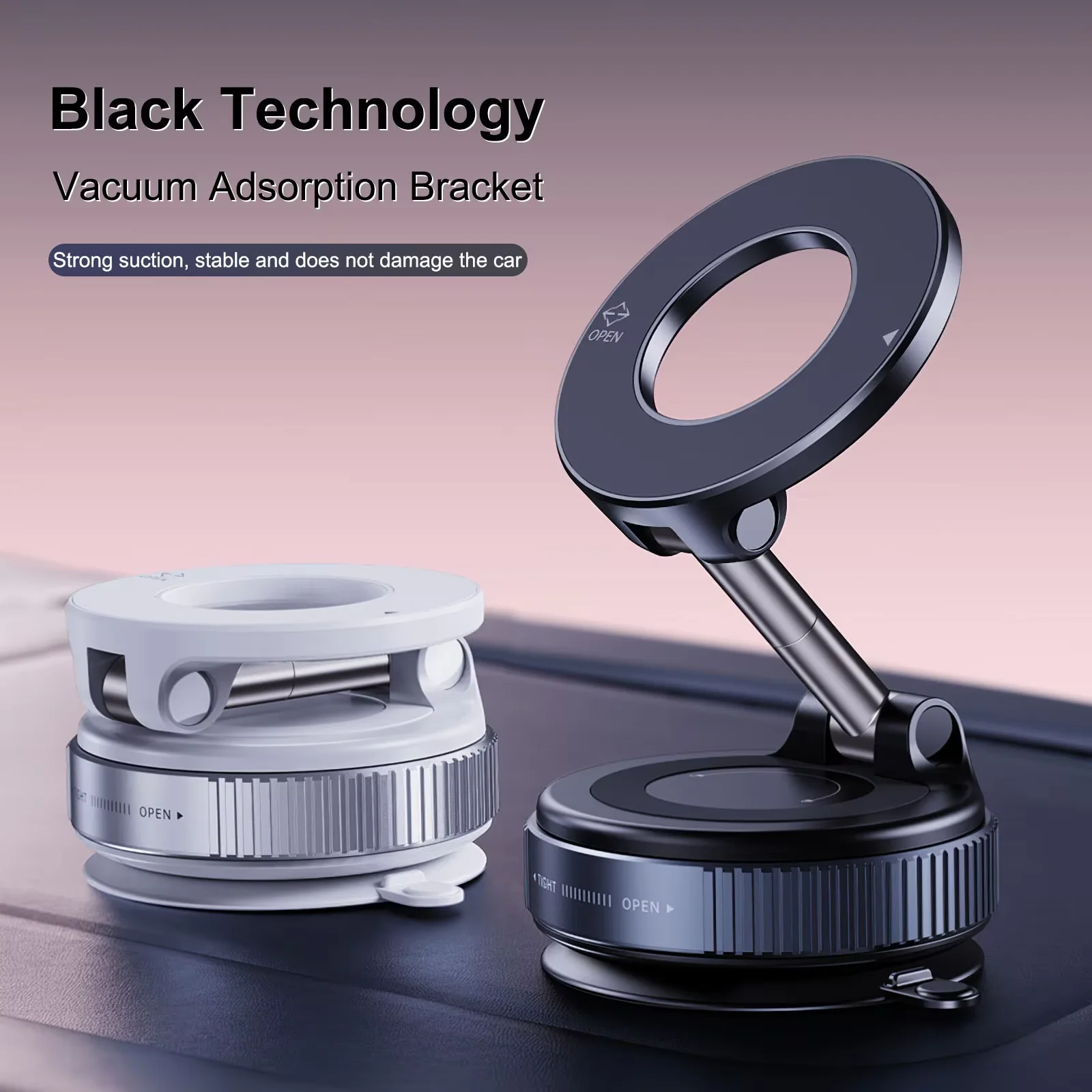 Magnetic Vacuum Phone Holder 1