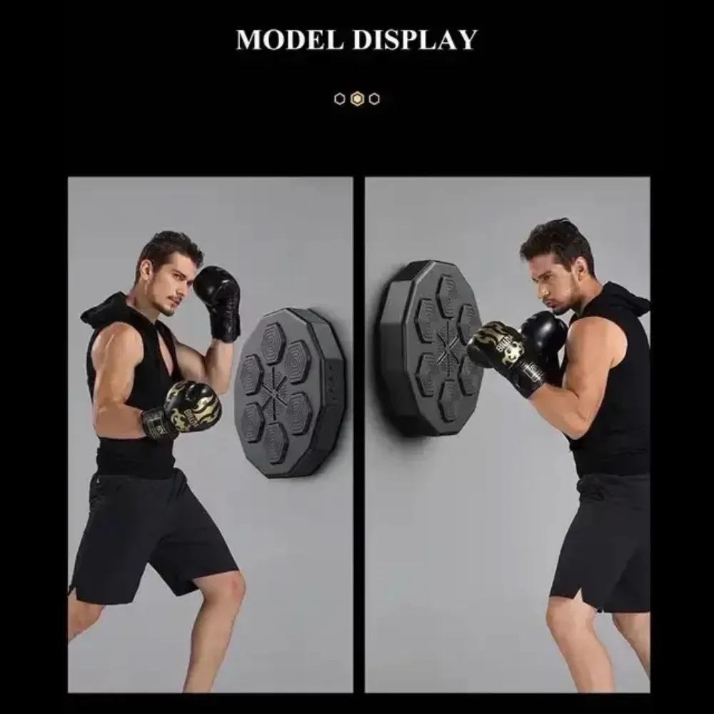 Smart Music Boxing Machine Wall Target LED Lighted Sandbag Relaxing Reaction Training Target For Boxing Sports Agility Reaction