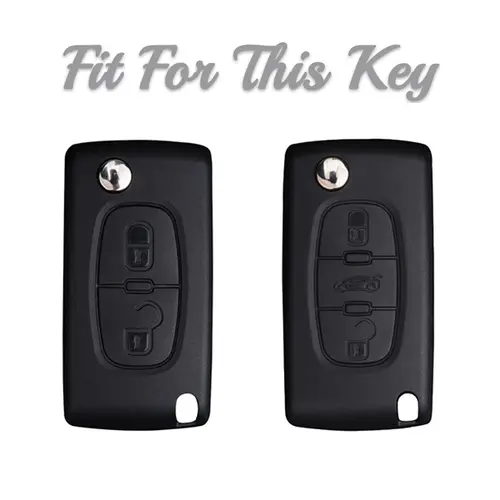 2 3 Button TPU Car Key Case Cover Holder Shell for Peugeot 308 207 307 3008 5008 Fob for Citroen C2 C3 C4 C8 Keys Accessories - Image 4