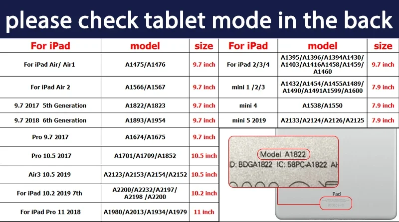 iPad Case Tablet Case For iPad 10.2 9/7/8 th Gen Case Air 1/2/3 PU Leather tablet cover iPad 5/6 th 9.7