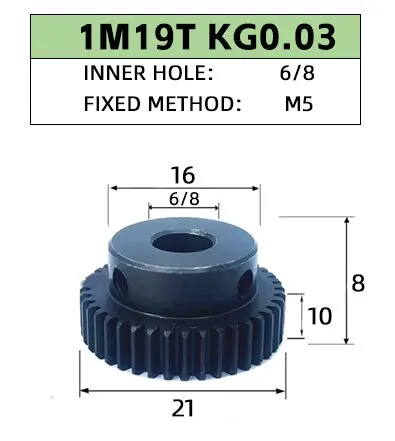8mm, 10mm, 12mm, 14mm, 15mm, 1Mod, 80