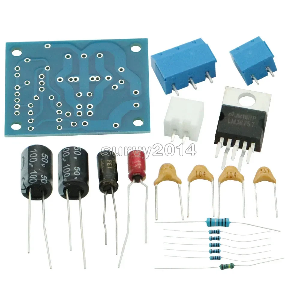 20W HIFI Mono Channel LM1875T Stereo Audio Amplifier Board Module DIY Kit