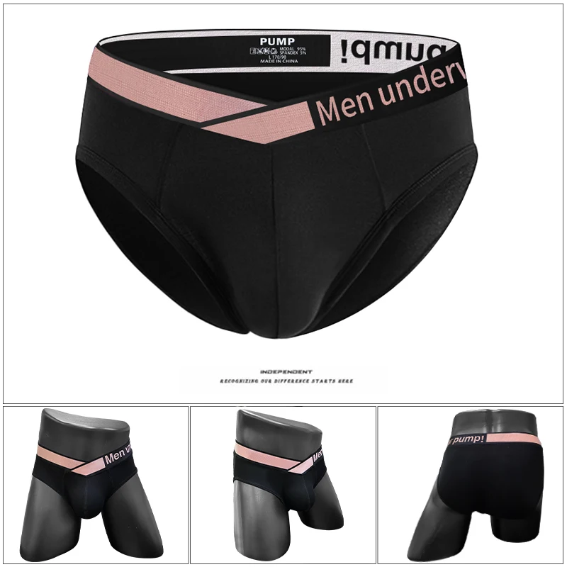V Shape Modal Fabric Sexy Men's Super Soft Mini Bikini Short Brief Underwear  Medium Stretch Comfortable Solid Size M/L/XL/XXL - AliExpress