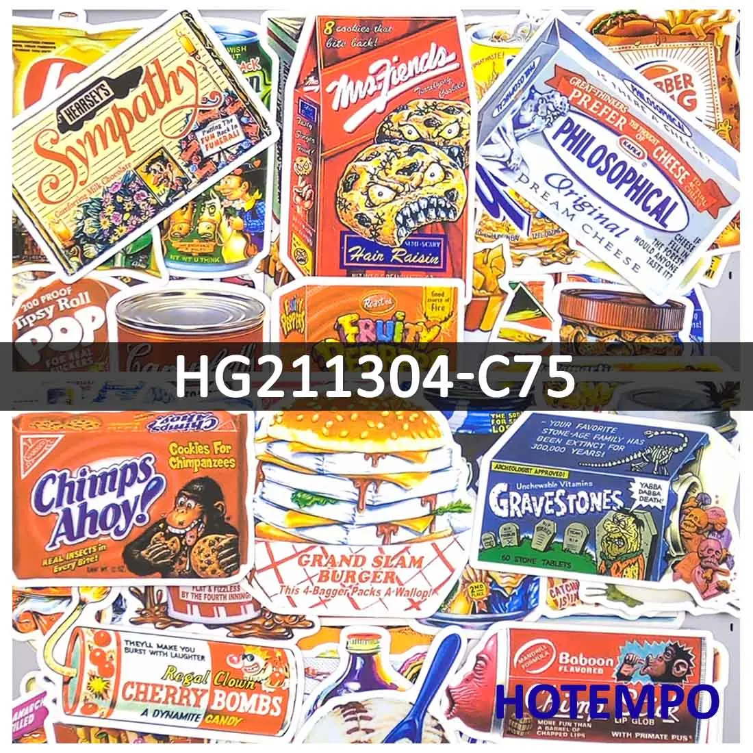 

Drinks Food Snack Outer Packing Spoof Art Funny Graffiti Notebooks Phone Laptop Guitar Fridge Skateboard Motorcycle Car Stickers