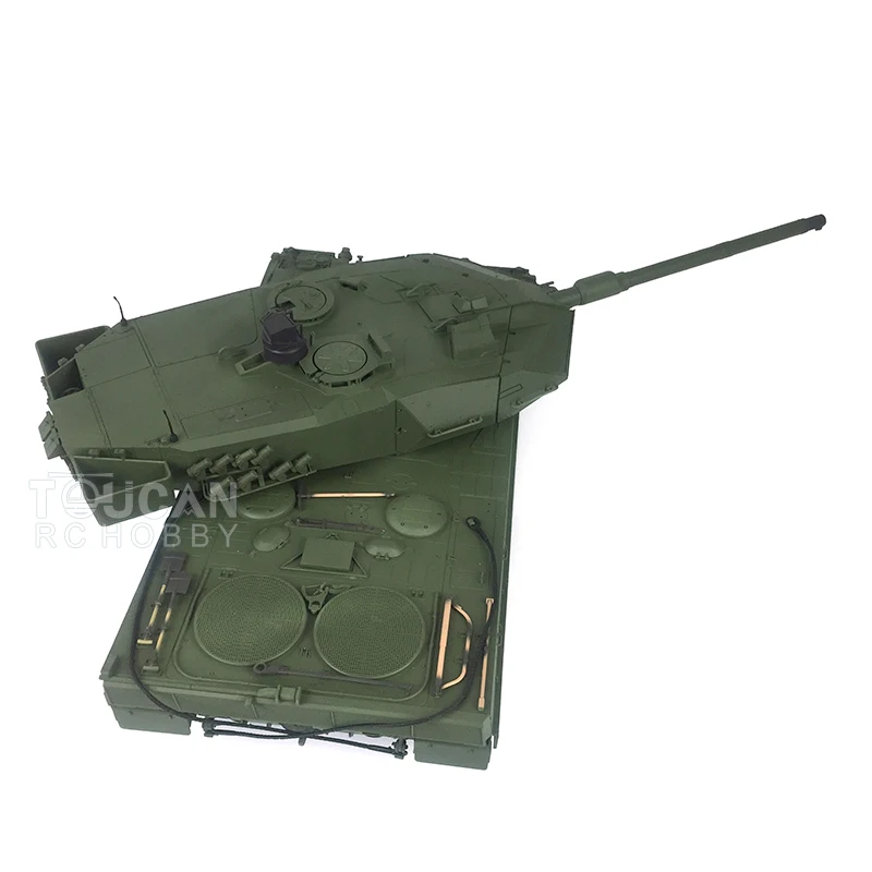 HENG LONG 3889 1/16 TK7.0 RTR 원격 조종 탱크 RC 팬저 독일 레오파드2A6 에어소프트 연기 IR 전투 금속 트랙 TH19259-SMT4