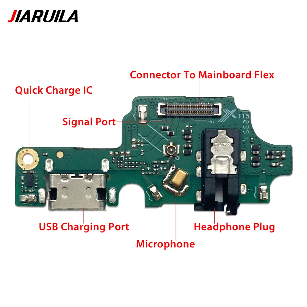 USB Charger Dock Connector Board with Charging Port and Microphone Flex Cable